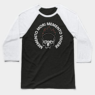 Memento Mory memento viviere Baseball T-Shirt